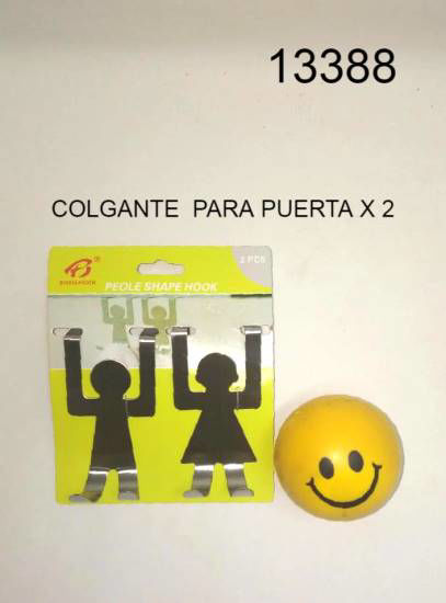 Imagen de GANCHOS SET X 2 PARA PUERTA 8CM 12.25